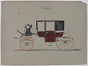 Design for Landau, No. 3655 by Brewster & Co.