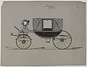 Design for Landau, No. 3744 by Brewster & Co.