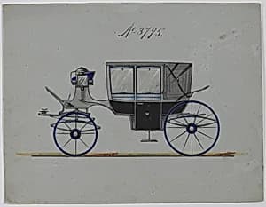 Design for Landau, No. 3795 by Brewster & Co.