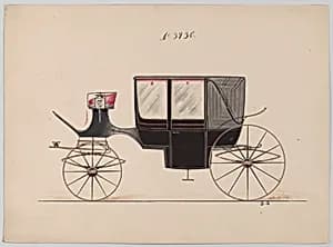 Design for Landau, No. 3930 by Brewster & Co.