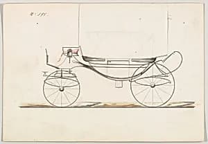 Design for Landau, no. 595 by Brewster & Co.