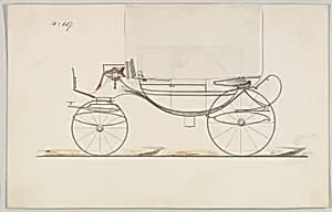 Design for Landau, no. 607 by Brewster & Co.
