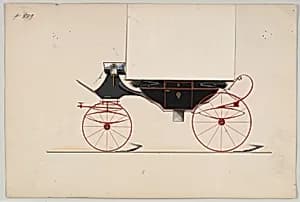 Design for Landau, no. 809 by Brewster & Co.
