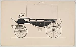 Design for Landau, no. 889 by Brewster & Co.