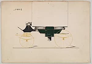 Design for Landau, no. 913 by Brewster & Co.