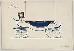 Design for Landau, no. 971 by Brewster & Co.