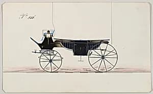 Design for Landau, no. 986 by Brewster & Co.