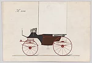 Design for Landaulet, no. 3000 by Brewster & Co.