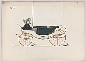 Design for Landaulet, no. 3032 by Brewster & Co.