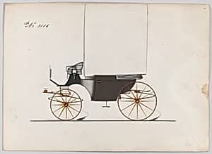 Design for Landaulet, no. 3116 by Brewster & Co.