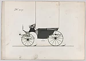 Design for Landaulet, no. 3117 by Brewster & Co.
