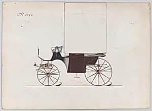 Design for Landaulet, no. 3150 by Brewster & Co.