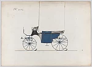 Design for Landaulet, no. 3152 by Brewster & Co.