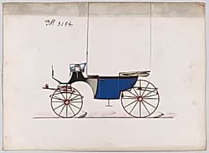 Design for Landaulet, no. 3194 by Brewster & Co.
