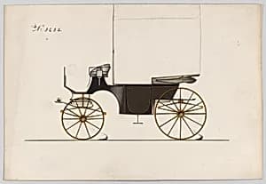 Design for Landaulet, no. 3232 by Brewster & Co.