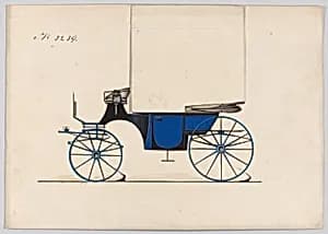 Design for Landaulet, no. 3239 by Brewster & Co.