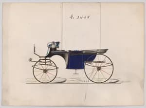 Design for Landaulet, no. 3468 by Brewster & Co.