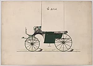 Design for Landaulet, no. 3516 by Brewster & Co.