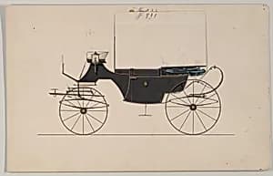 Design for Landaulet, no. 891 by Brewster & Co.