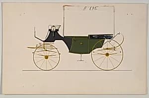 Design for Landaulet, no. 895 by Brewster & Co.