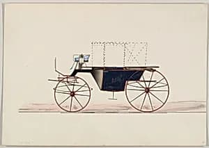 Design for Landaulet (unnumbered) by Brewster & Co.