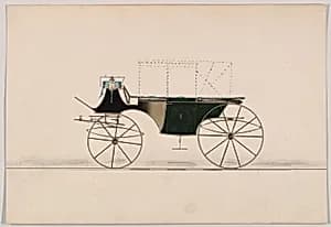 Design for Landaulet (unnumbered) by Brewster & Co.