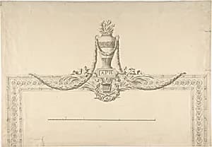 Design for Mirror Frame by Anonymous, French, 18th century