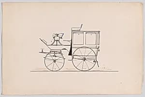 Design for Opera Bus (French?) by Unknown Artist