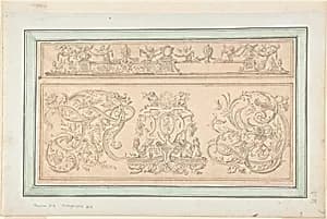 Design for "Orthographia" pl.8 by Johann Daniel Preissler