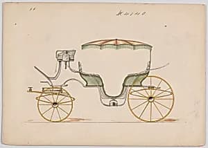Design for Parasol-top Vis-à-vis, no. 4140 by Brewster & Co.|Herman Stahmer