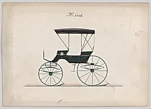 Design for Park Phaeton, no. 3014 by Brewster & Co.