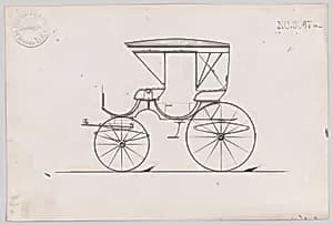 Design for Park Phaeton, no. 3067a by Brewster & Co.