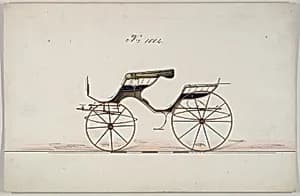 Design for Phaeton, no. 1002 by Brewster & Co.