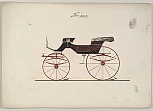 Design for Phaeton, no. 1012 by Brewster & Co.