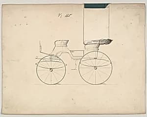 Design for Phaeton, no. 160 by Brewster & Co.