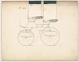 Design for Phaeton, no. 164 by Brewster & Co.