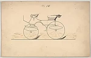 Design for Phaeton, no. 181 by Brewster & Co.