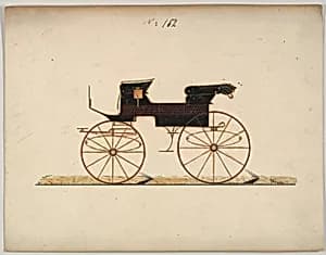 Design for Phaeton, no. 182 by Brewster & Co.|B. Weyers