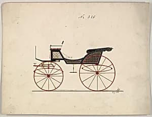 Design for Phaeton, no. 325 by Brewster & Co.