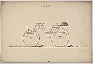 Design for Phaeton, no. 364 by Brewster & Co.