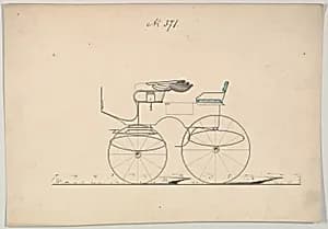 Design for Phaeton, no. 371 by Brewster & Co.