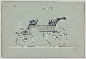 Design for Phaeton, no. 3998 by Brewster & Co.|Herman Stahmer