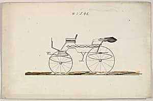 Design for Phaeton, no. 545 by Brewster & Co.