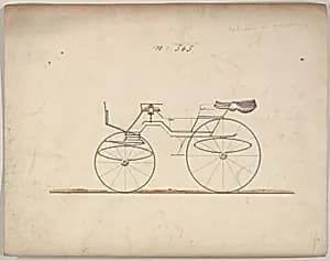 Design for Phaeton, no. 565 by Brewster & Co.