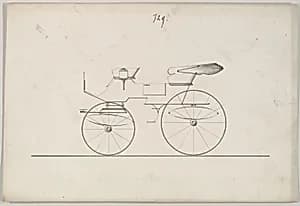 Design for Phaeton, no. 729 by Brewster & Co.