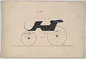 Design for Phaeton, no. 770 by Brewster & Co.|Paul Rodissart