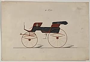 Design for Phaeton, no. 843 by Brewster & Co.