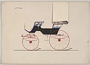 Design for Phaeton, no. 921 by Brewster & Co.