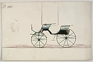 Design for Phaeton, no. 992 by Brewster & Co.