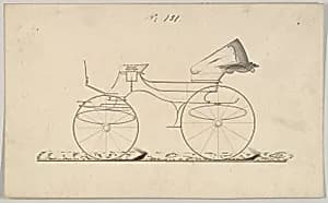 Design for Phaeton/Chariotte, no. 151 by Brewster & Co.|R. Weyers